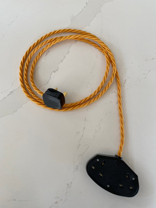 Merigold twisted fabric cable extension lead